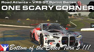 One Scary Corner  Road Atlanta  VRS  BMW M4 GT3  2024S1W9  Silverfox95  iRacing [upl. by Trilly880]