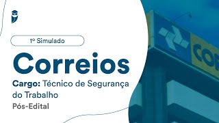 1º Simulado Correios  Técnico de Segurança do Trabalho  PósEdital  Correção [upl. by Ennayk]