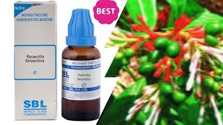 Best Homeopathic medicine ROUWOLFIA Surpentina mother tincture for hypertensionanxietyinsomnia [upl. by Hannis794]