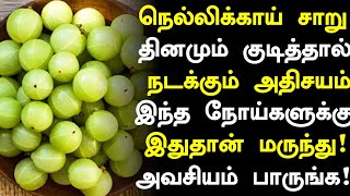 நெல்லிக்காய் மருத்துவ நன்மைகள்  Amla Juice Health Benefits in TamilNellikkai Health Tips in Tamil [upl. by Ahseinad]