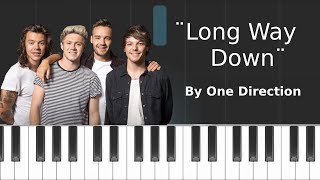 One Direction  Long Way Down Piano Tutorial  Chords  How To Play  Cover [upl. by Minnie132]