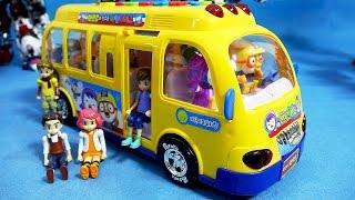 Pororo bus 뽀로로 버스 친구들과 카봇 또봇 카 장난감 Pororo bus amp Tobot toys [upl. by Seabury220]