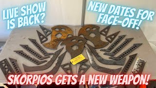 Skorpios Gets a NEW WEAPON BREAKING BATTLEBOTS FACEOFF MATCHUP NEWS [upl. by Janey]