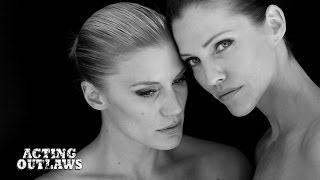 ACTING OUTLAWS 20132014 Calendar Photo Shoot  Katee Sackhoff amp Tricia Helfer PART 2 [upl. by Banerjee572]