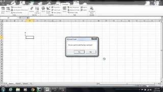 Excel 2010 How to create a msgbox Message Box [upl. by Slin923]