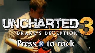 Uncharted  Nates Theme  Rock Guitar Cover [upl. by Faxun]