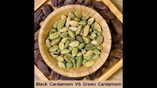 Difference Between Green and Black Cardamom [upl. by Ahseym]