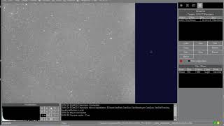 CCDCiel program demonstration imaging of a comet [upl. by Nogem]