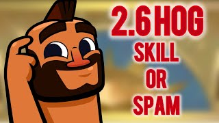 26 HOG Cycle  SPAM OR SKILL🤔 clashroyale [upl. by Asiak]