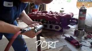 24v VR6 Port and Polish on the Head [upl. by Arebma]