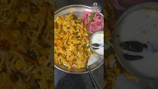 tarka wali dahi ke sath biryani viralvideo recipe cookingideas trendingshorts food dhokli [upl. by Congdon]