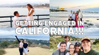 vlog I’M ENGAGED california dreamin getting engaged amp visiting pepperdine [upl. by Ilohcin609]