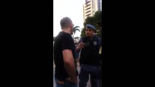 Delegado sendo detido pela polícia militar [upl. by Dickens494]