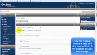 Changing Course Order in Moodle My Courses Page [upl. by Jerrold31]