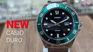 UNBOXING NEW CASIO DURO MDV107D3AVEF [upl. by Htnnek987]