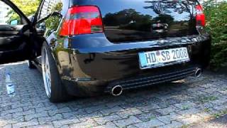 Golf 4 14 BN Pipes Sound [upl. by Arakal]