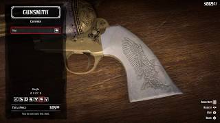 Red Dead Redemption 2  Custom Cattleman Revolver [upl. by Alexia664]