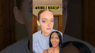 WRINKLE MAKEUP TREND 😳🎨 [upl. by Edsel]