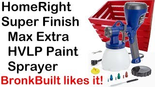 HomeRight  Super Finish Max Extra HVLP Paint Sprayer Review [upl. by Rosenblum]