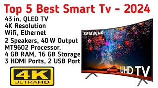 top 5 smart tv 43 inch 2023  Best smart tv under 20000 samsung galaxy Asus Redmi HP Redmi Tv 2024 [upl. by Aivatahs291]