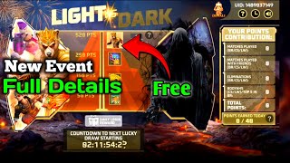 Free fire light Vs Dark Event Full Details [upl. by Atinaujnas]