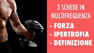 3 SCHEDE IN MULTIFREQUENZA LE BASI  CICCIA amp MUSCOLI 7 [upl. by Netsruk]