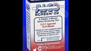 AlcoScreen 02 Video Instructions Procedure [upl. by Carie]