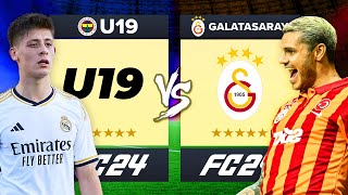 DÜNYANIN EN İYİ U19 TAKIMI vs GALATASARAY  FC 24 ALLSTAR KAPIŞMASI  KARİYER MODU [upl. by Ahsinev215]