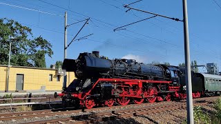 19 Berliner Eisenbahnfest mit 03 21554 und 52 81779 [upl. by Ihpen248]