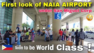 First Look of NAIA Terminal 3 under San Miguel  Soon to be World Class Airport  Sept 17  2024 [upl. by Ahsinahs281]