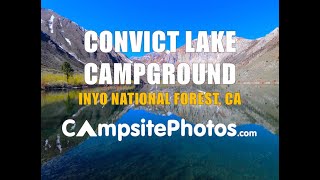 Convict Lake Campground Inyo National Forest California [upl. by Ynnaffit]