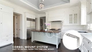 HOWTO Install the Corbel Mount System Easy to Install SAVES TIME amp MONEY [upl. by Aihceyt]