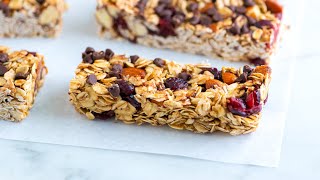 How to Make Soft and Chewy Granola Bars  Homemade Granola Bar Recipe [upl. by Tuesday]