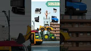 jcb tractor cutting ✂️ and Plus video charrr 🤣  jcb jcbtruck tractor charrr Vfxmagichub [upl. by Moody]