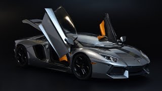 Lamborghini Aventador 124 Aoshima  Car Model [upl. by Amein]