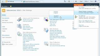 SharePoint 2010 Spracheinstellung [upl. by Hildagarde]