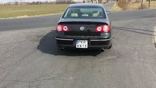 Passat B6 32 VR6 custom exhaust sound [upl. by Eentirb]