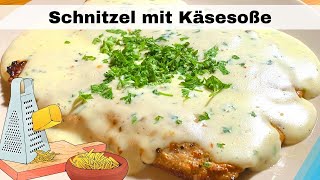 Schnitzel mit herrlicher Käsesoße  auch für Nudeln oder Gemüse [upl. by Frederick]