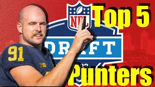 The Top 5 Most Draftable Punters  2023 NFL Draft [upl. by Attlee29]