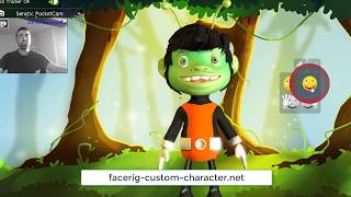 3D Facerig custom model  alien [upl. by Gary907]