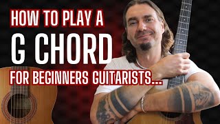 HOW TO PLAY A G CHORD ON GUITAR  The Easy Way  For Beginners 🎸 [upl. by Amik]