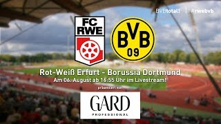 ReLive  Testspiel RotWeißErfurt  Borussia Dortmund 25 [upl. by Initof]