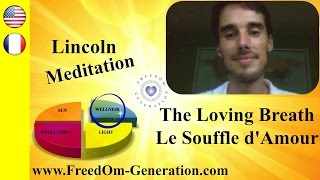 Guided meditation  The Loving breath by Lincoln Gergar [upl. by Leumhs]