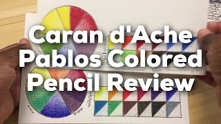 Caran d Ache Pablo Full review with a Comparison Pablo vs Polychromos [upl. by Valora]