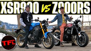 Yamaha XSR900 vs Kawasaki Z900RS Which Retro Naked Should You Buy [upl. by Aihsas]