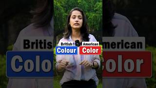 British VS American Spelling english englishgrammar viralvideo learnenglish spokenenglisingles [upl. by Meghann]