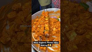 Most Hygienic Paneer tikka Making😍😋 Indian Street Food [upl. by Peckham690]