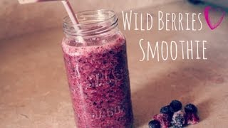 Smoothie de frambuesasâ™¥ WILD BERRIES [upl. by Yellac]