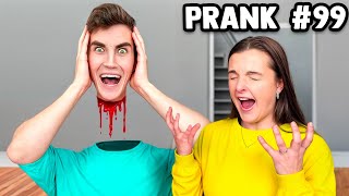 100 PRANKS Sur Ma Copine en 24 HEURES [upl. by Favin]