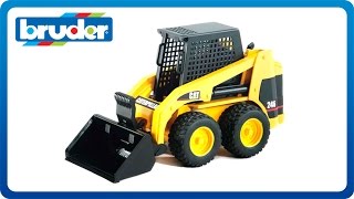 Bruder Toys CAT Skid Steer Loader 02435 [upl. by Aleel]